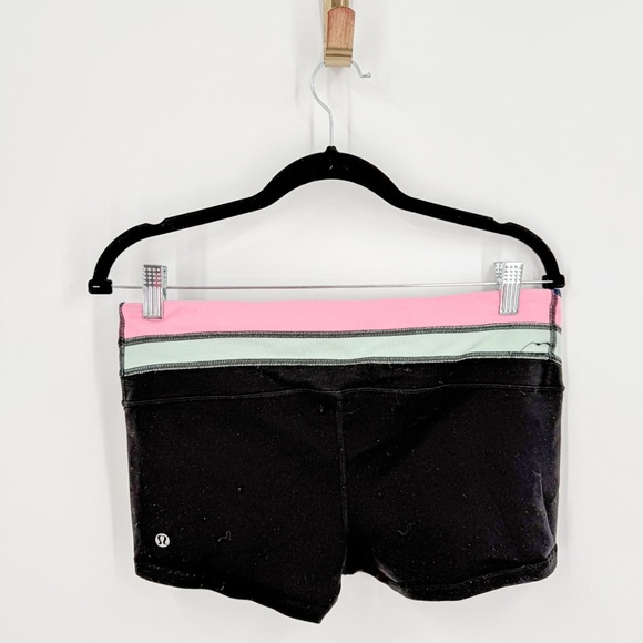 lululemon athletica Black and Pink Athletic Shorts - Picture 4 of 8